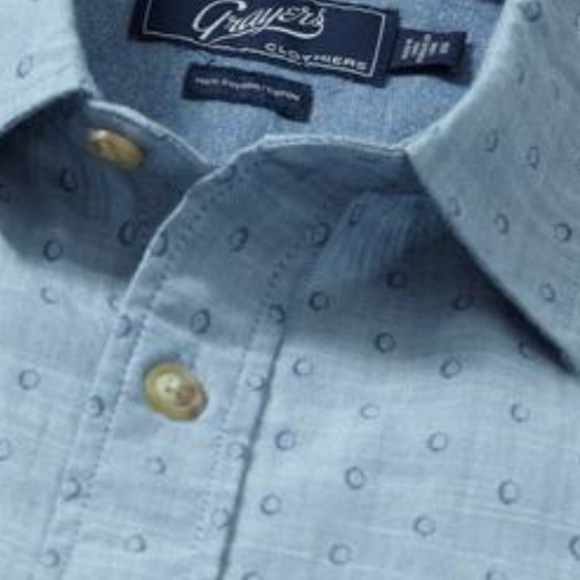 Grayers Clothiers Other - Grayers Clothiers Falling Oval button up shirt L
